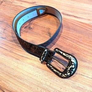 Beautiful Gold Embossed Belt